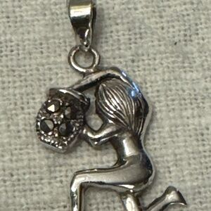 Silver Zodiac Pendant Necklace